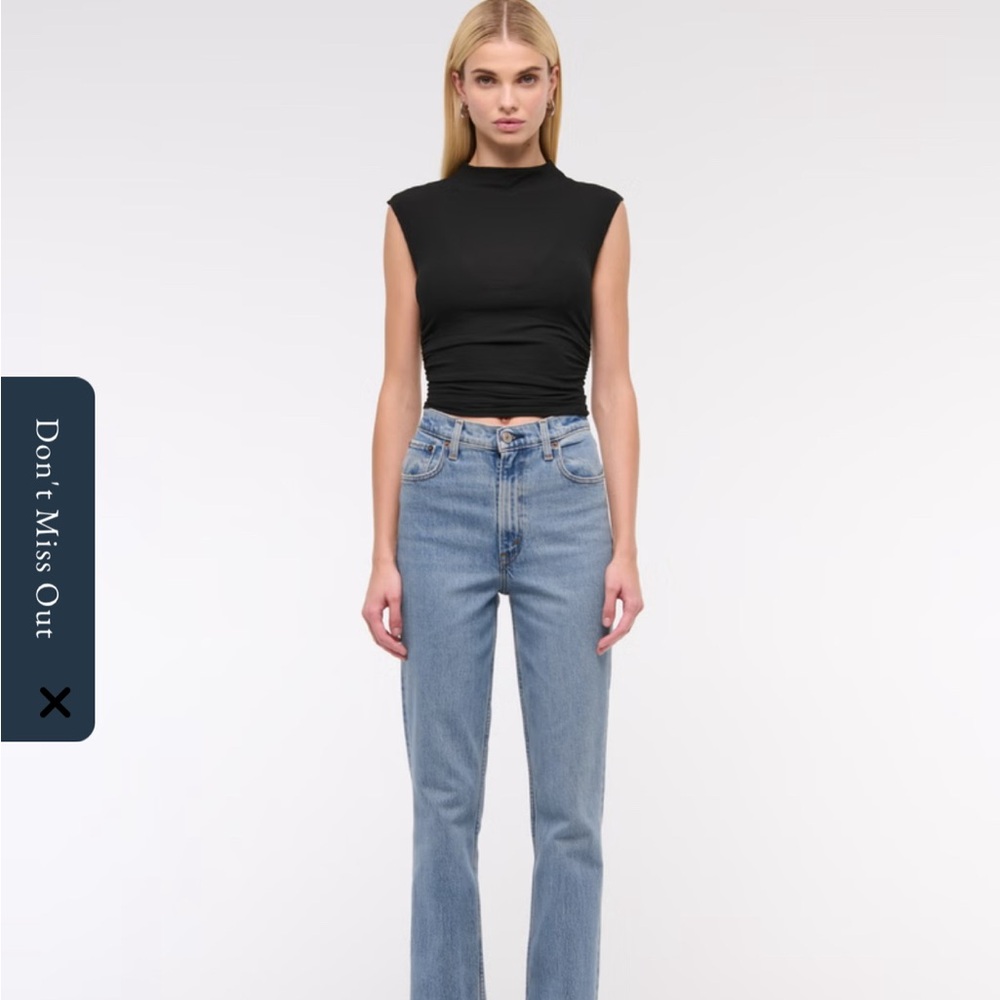 Abercrombie & Fitch Light Blue Straight Leg Jeans